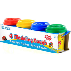 Modeling Dough, 2 oz. Multi Color, Pack of 4