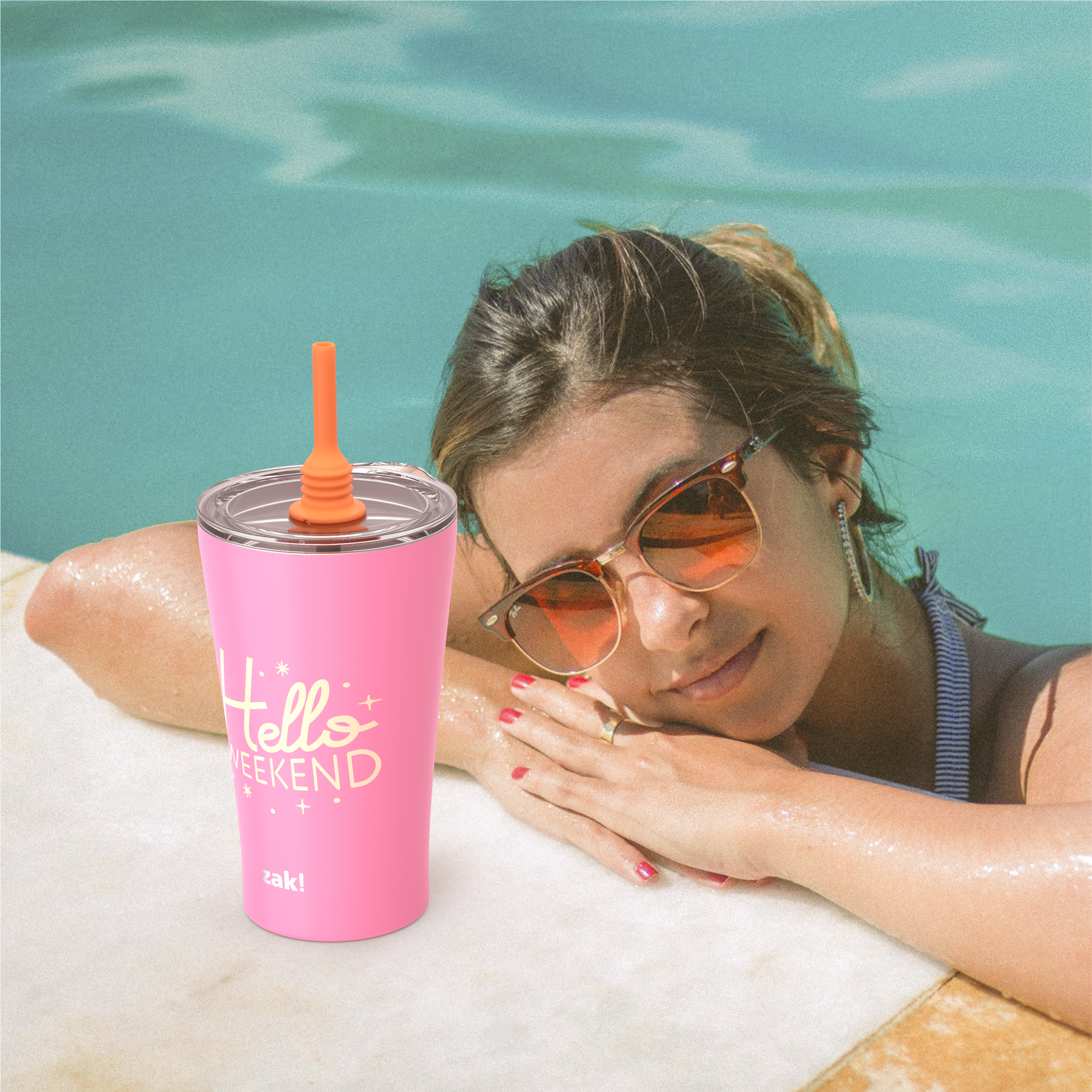 Alfalfa 20 ounce Insulated Tumbler, Pink slideshow image 7 Alfalfa 20 ounce Insulated Tumbler, Pink slideshow image 7