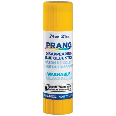 Prang Washable Glue Stick, Blue, .74 Oz., 1 Count