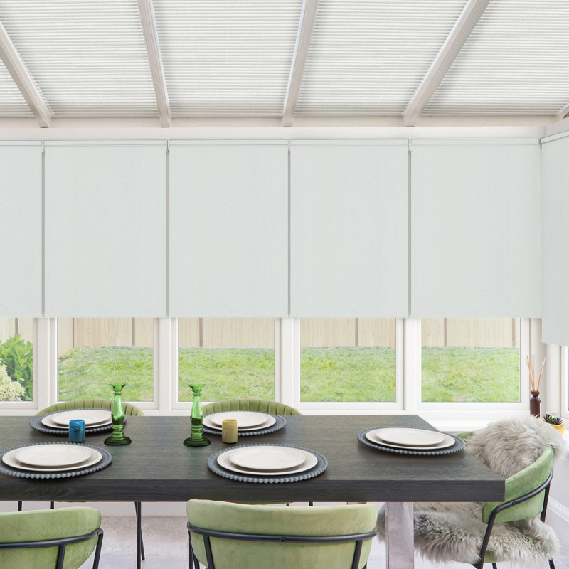 Oslo Blackout Frost Roller Blind