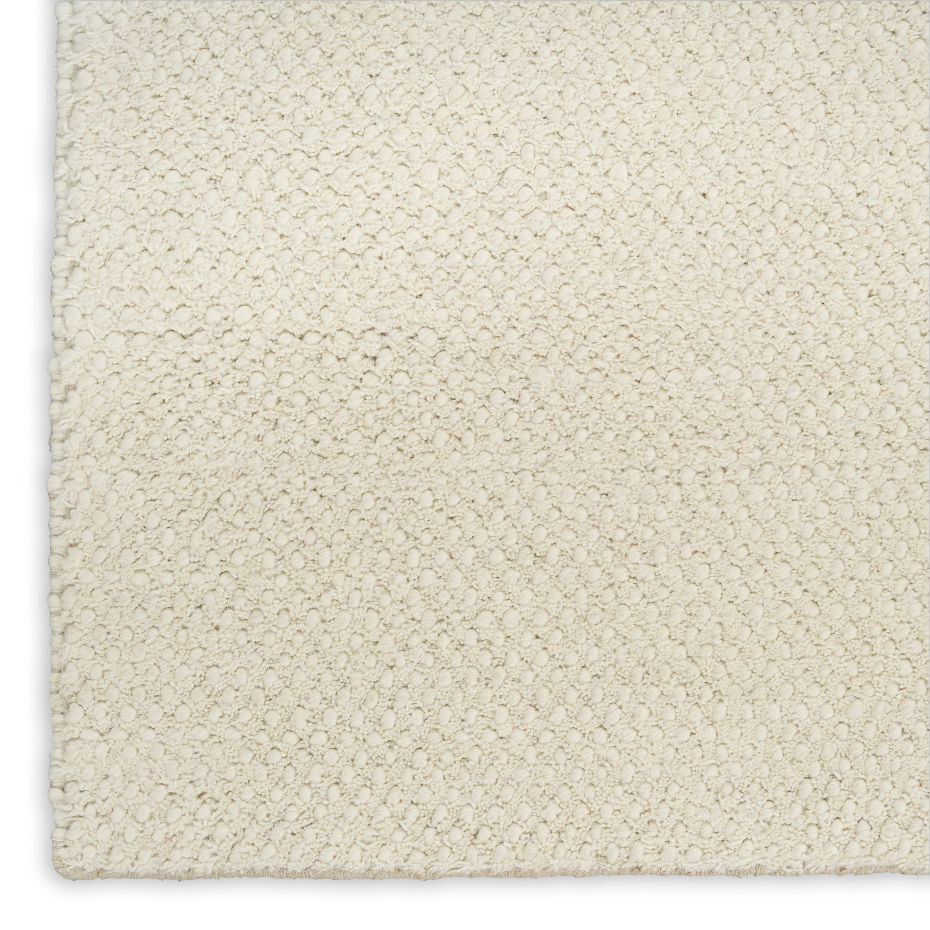 DKNY Pure Rows 8' x 10' Ivory Farmhouse Indoor Rug