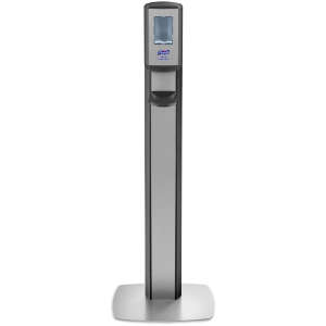 GOJO, PURELL® MESSENGER™ CS8, Floor Stand with Energy-on-the-Refill, 1200ml, Graphite, Automatic Dispenser