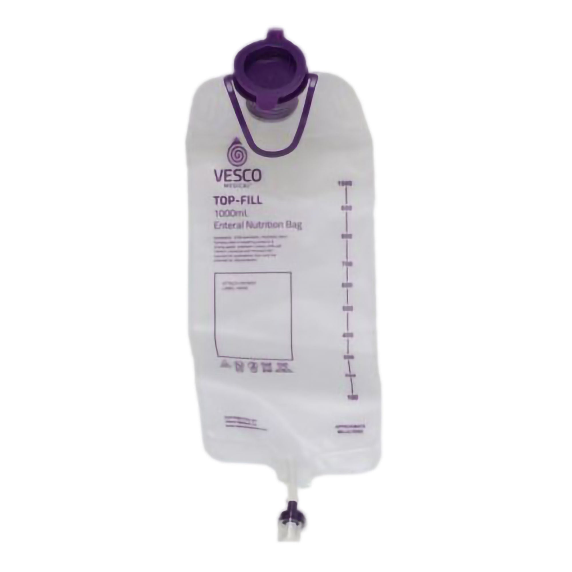 Vesco Medical FEEDING SET, GRAVITY BAG ENFITTOP FILL 1000ML (30/CS)