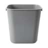 Rubbermaid Commercial, 3.25gal, Resin, Gray, Rectangle, Receptacle