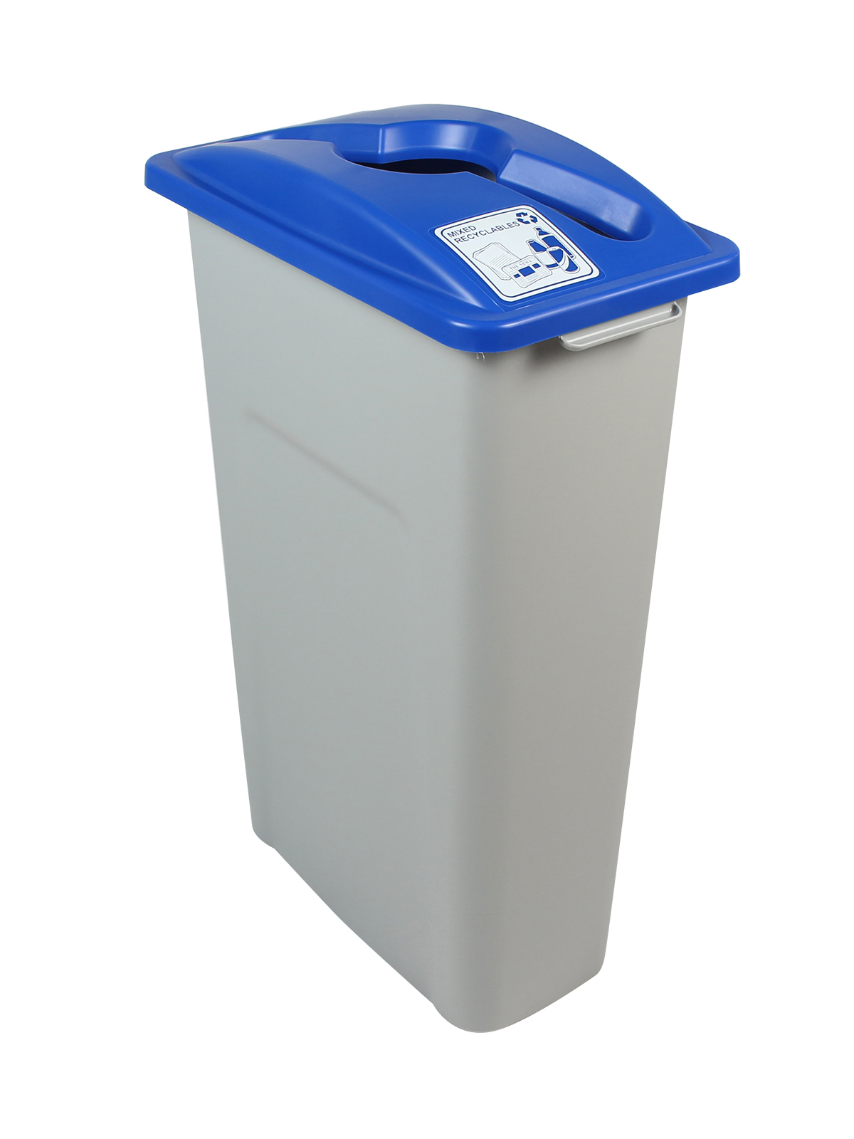 WASTE WATCHER – Single – Kit – Mixed Recyclables – Mixed – Grey-Blue