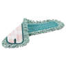 Rubbermaid Commercial, HYGEN™, 24"W, Microfiber, Green, Hook & Loop, Dust Mop
