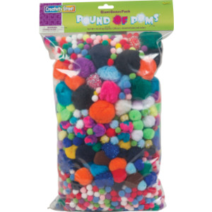 Pound of Poms&reg;, Assorted Colors & Sizes, 1 lb.
