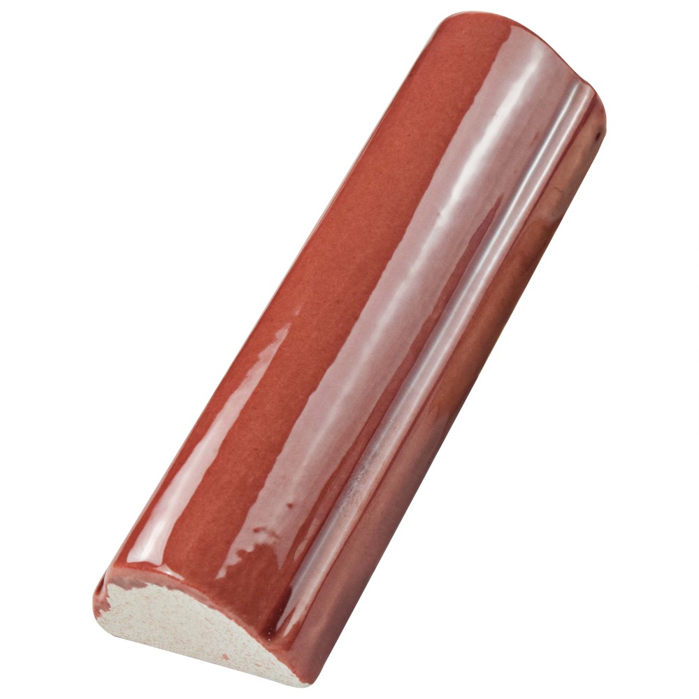 Novecento Bordura Burdeos 1-5/8 in. x 5-1/8 in. Ceramic Wall Trim