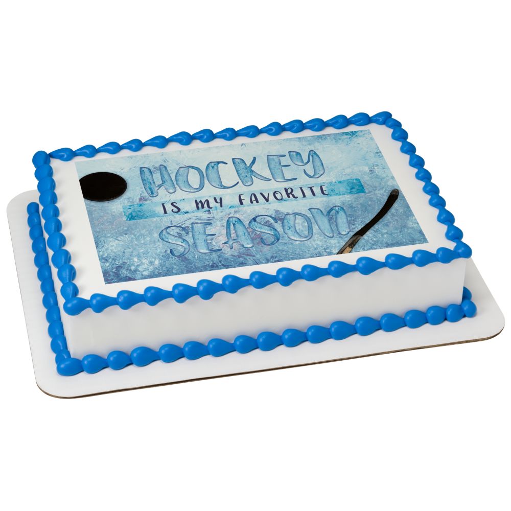 Image Cake Hockey is My Favorite Season