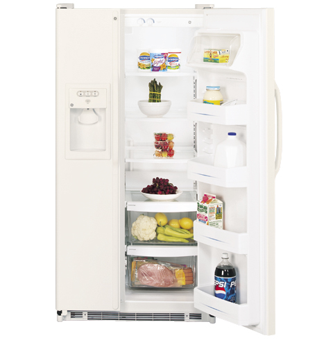 GE® 21.8 Cu. Ft. Side by Side Refrigerator with Dispenser