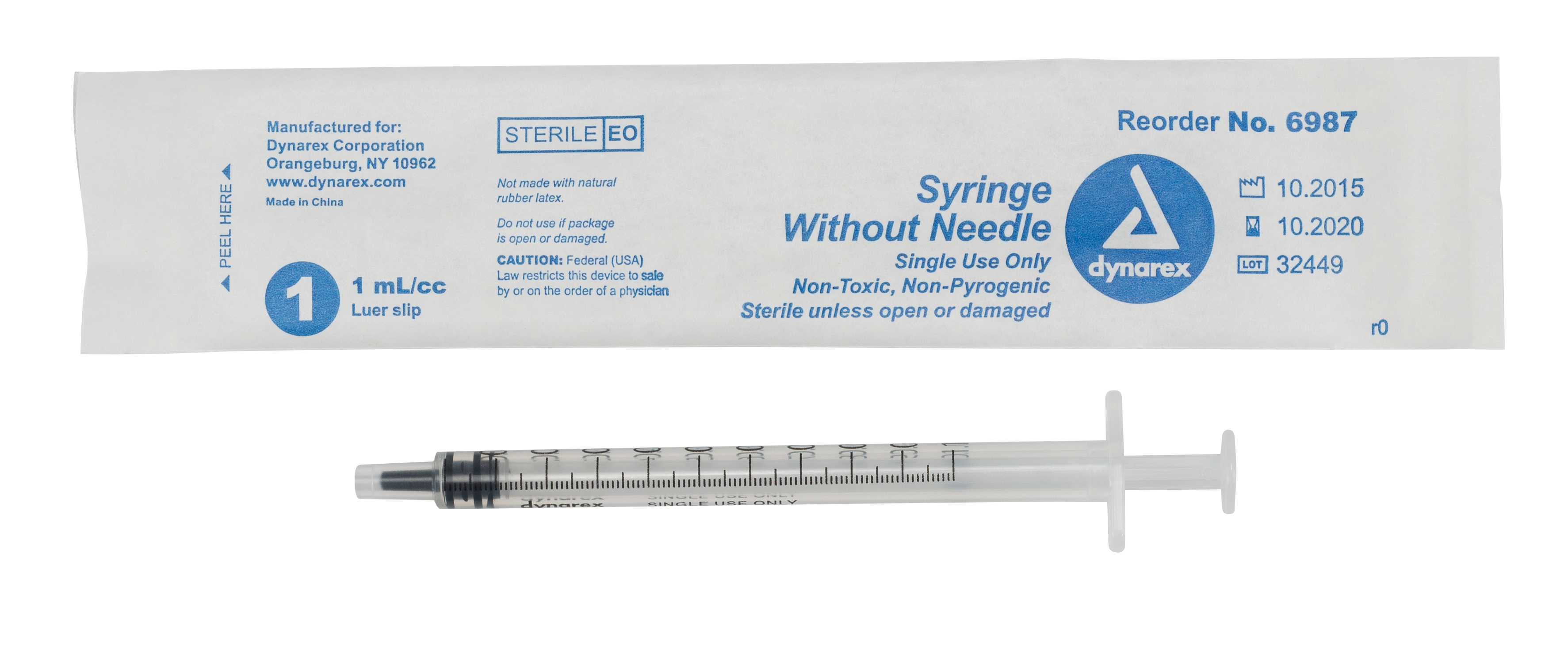Syringe - Luer Slip 1 cc
