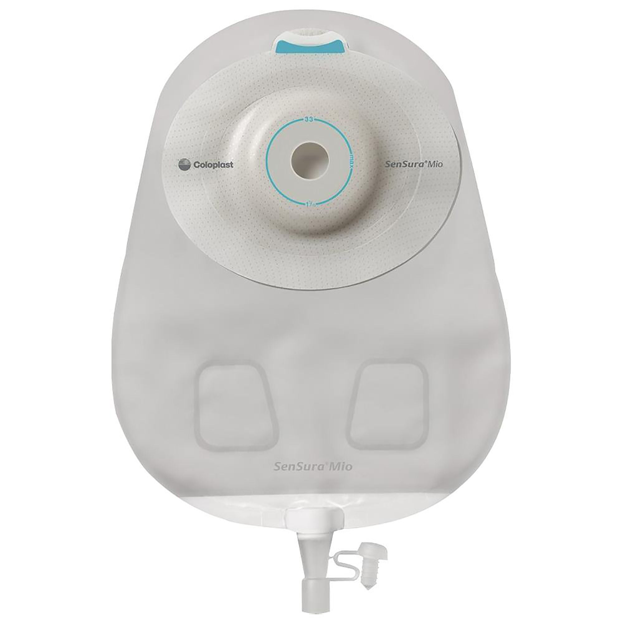 SenSura® Mio Convex Light 1-Piece Transparent Urostomy Pouch, 25mm Stoma