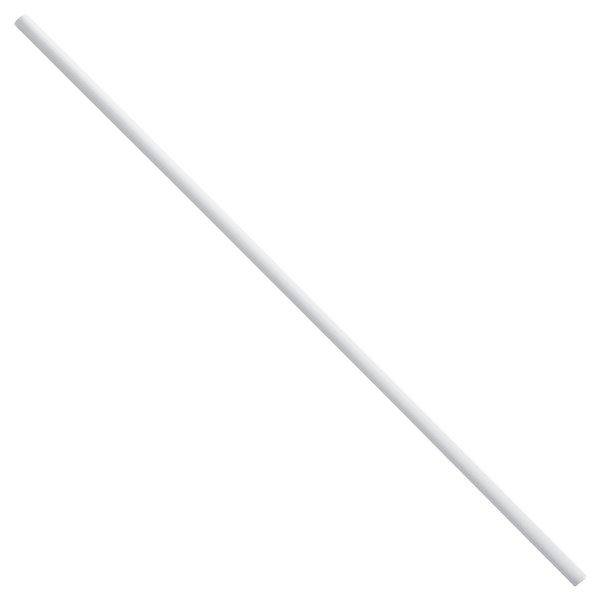 White Dowel Rod 12" x .25" Decorating Tools
