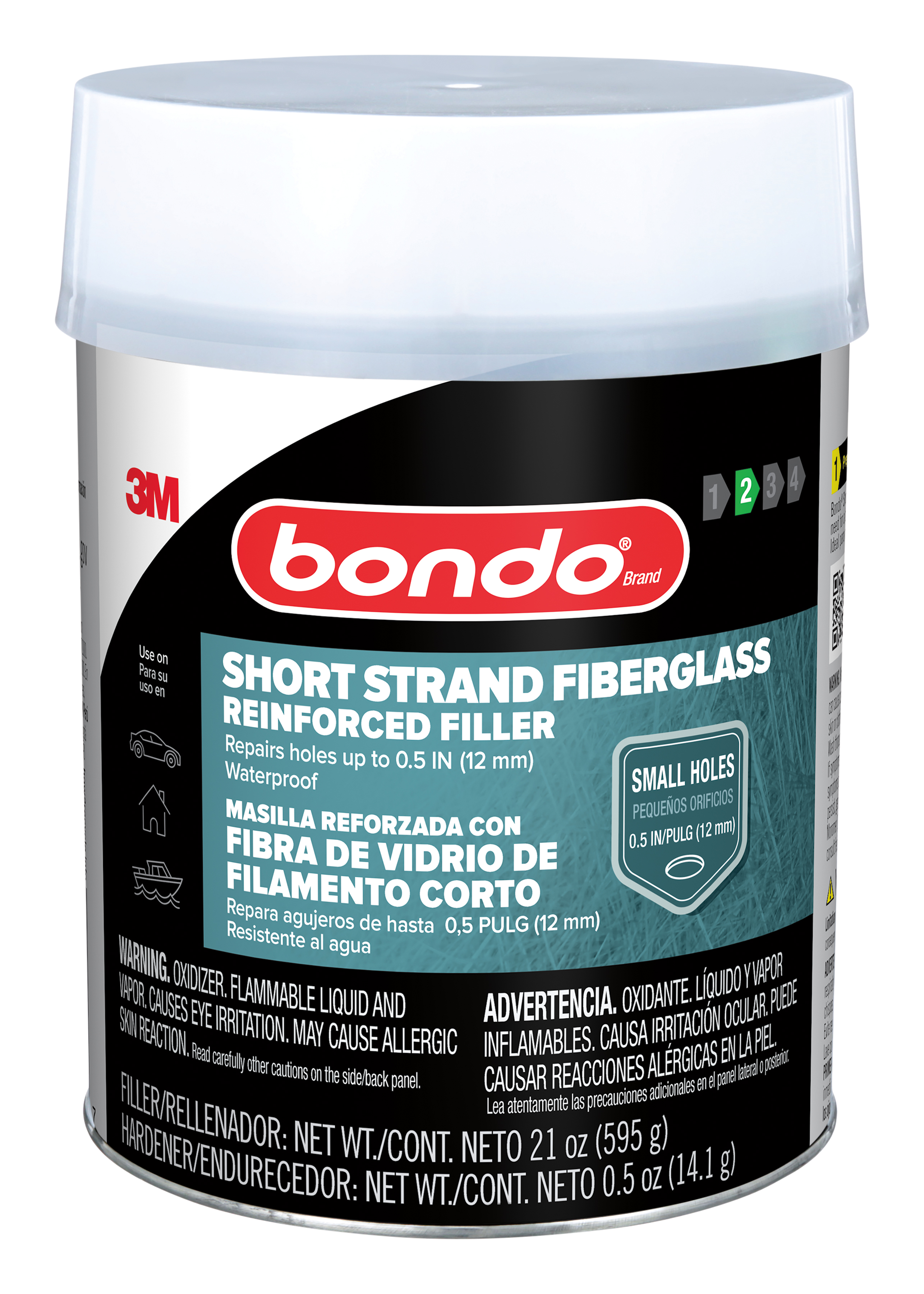 SKU 7100314737 | Bondo® Short Strand Fiberglass Reinforced Filler SS-PT-ES