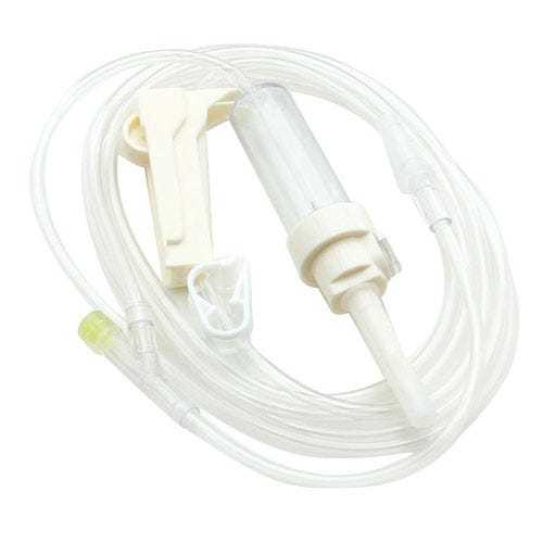 Each - IV Administration Set, 78", 60drp/ml w/ 1 Y-Injection Site, Luer Slip Connector