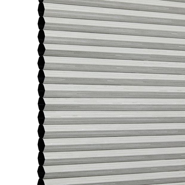 Thermashade Sisal Blackout Ash Pleated Blind