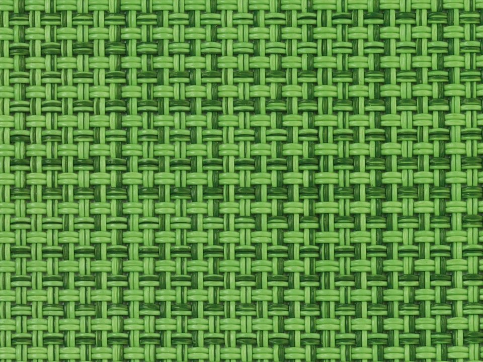 Set de table maille fine en PVC et polyester de 45 x 30 cm en Vert