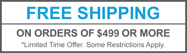 Free Shipping on orders $499 or more