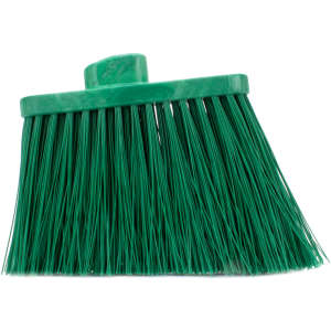 Carlisle, Sparta, 12in, Color Coded Unflagged Broom Head, Polypropylene Bristles, Green