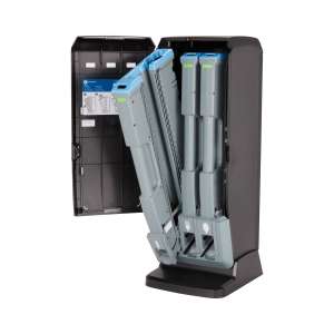 Dixie®, Ultra® Smartstock® Series-T, Cutlery Tri-Tower Dispenser, Black ...