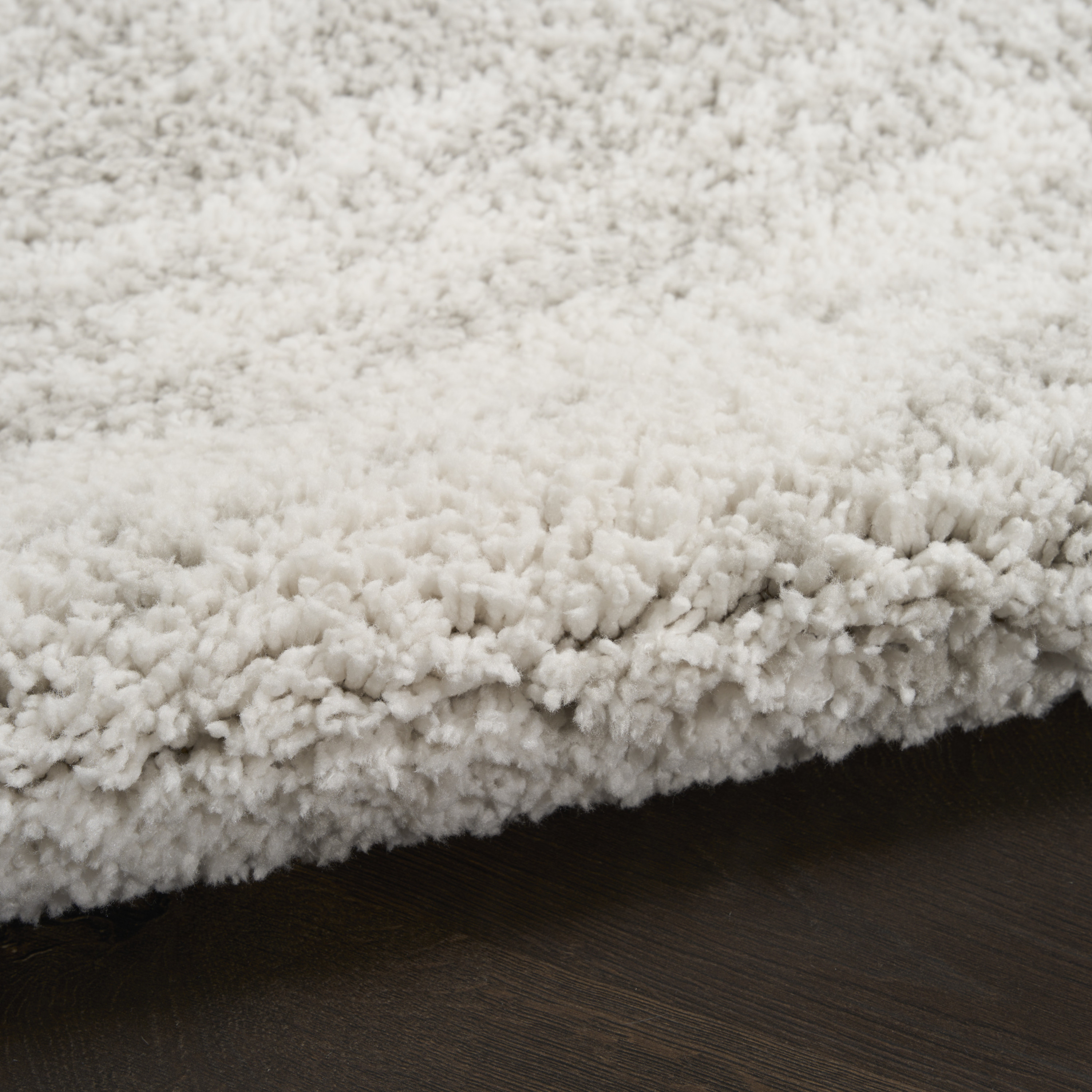 Nourison Modern Shag 3'11" x 5'11" Ivory Grey Modern Indoor Rug