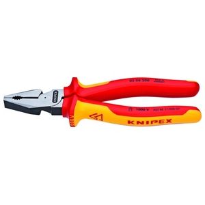 High Leverage Combination Pliers-1000V Insulated, 8 in., Multi-Component, ASTM, Bulk
