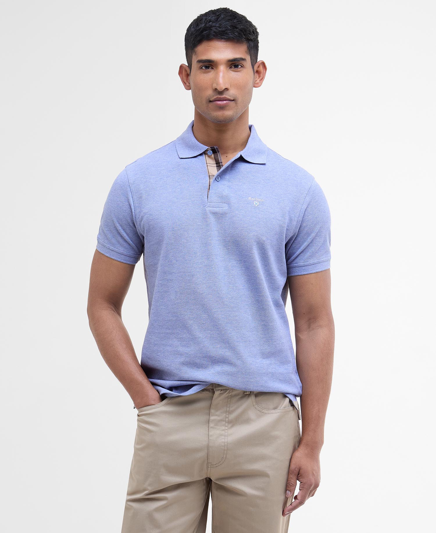 Tartan Pique Polo Shirt image number 0