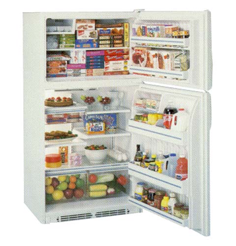 GE, 689 ltr F Energy N Cls 4 Star, Glass Shelves,  653 Liters (©©©© Freezer 198 Liters)