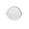 Rubbermaid Commercial, BRUTE, Self-Draining, Round, Resin, 10 gal, White, Receptacle Lid
