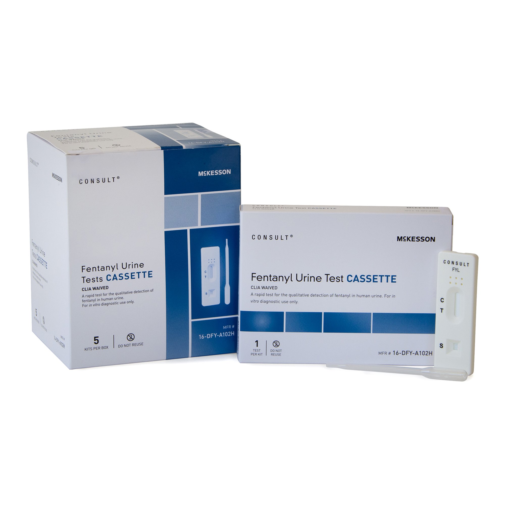 McKesson Consult® Over-the-Counter Test Kit for At-Home Use, Fentanyl