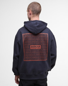 Lever Graphic Hoodie Dark Navy