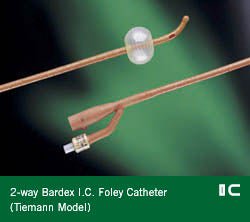 Bardex™ IC Foley Catheter, 18 Fr., 5 cc, Coudé Tip