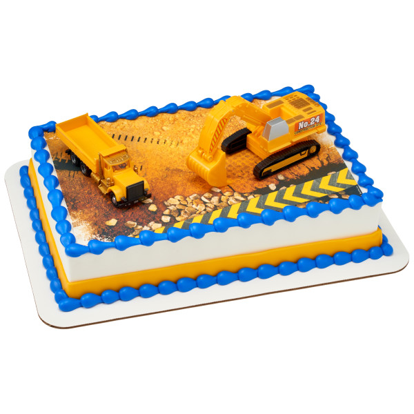 Construction Dig PhotoCake® Edible Image® DecoSet® Background