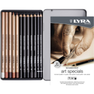 Rembrandt Art Special Graphite Set Tin, Artist Pencils, Assorted Colors, 12 Pieces