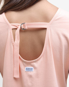 Natalia Midi Dress Peach Parfait