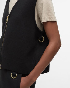 Maya Zip-Up Tank Top Classic Black