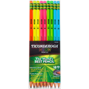 Neon Pencil, 18 Count