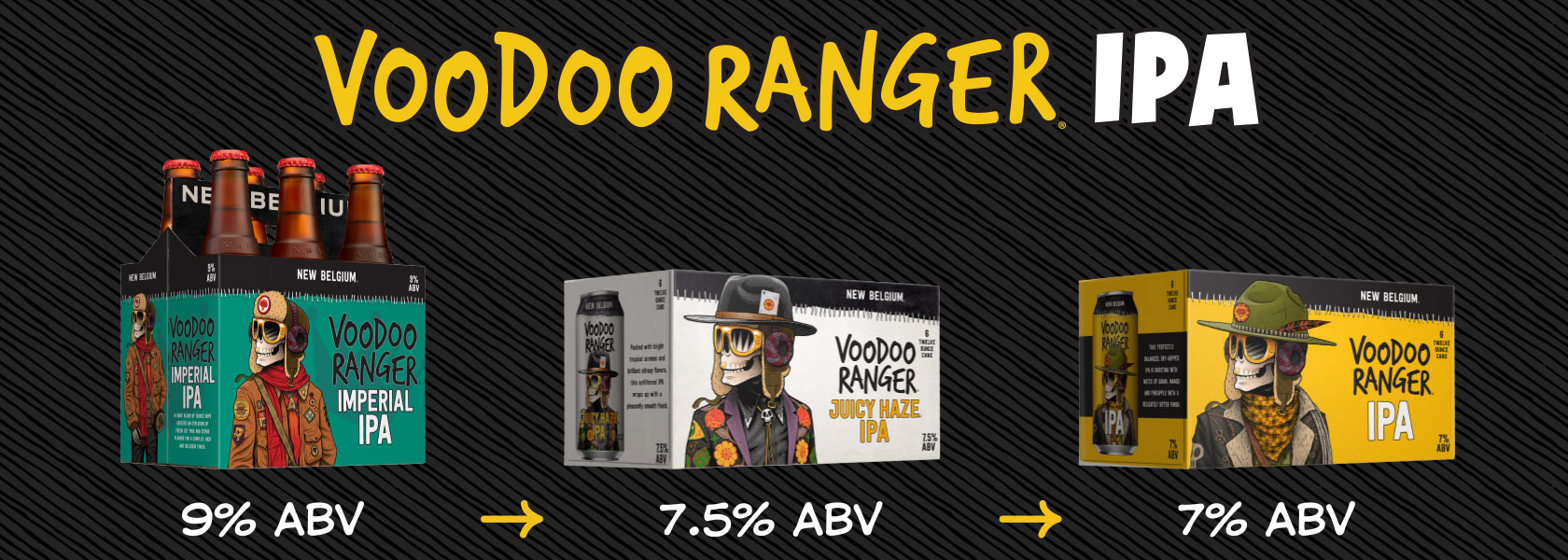 Voodoo Ranger Brand Family of Beers