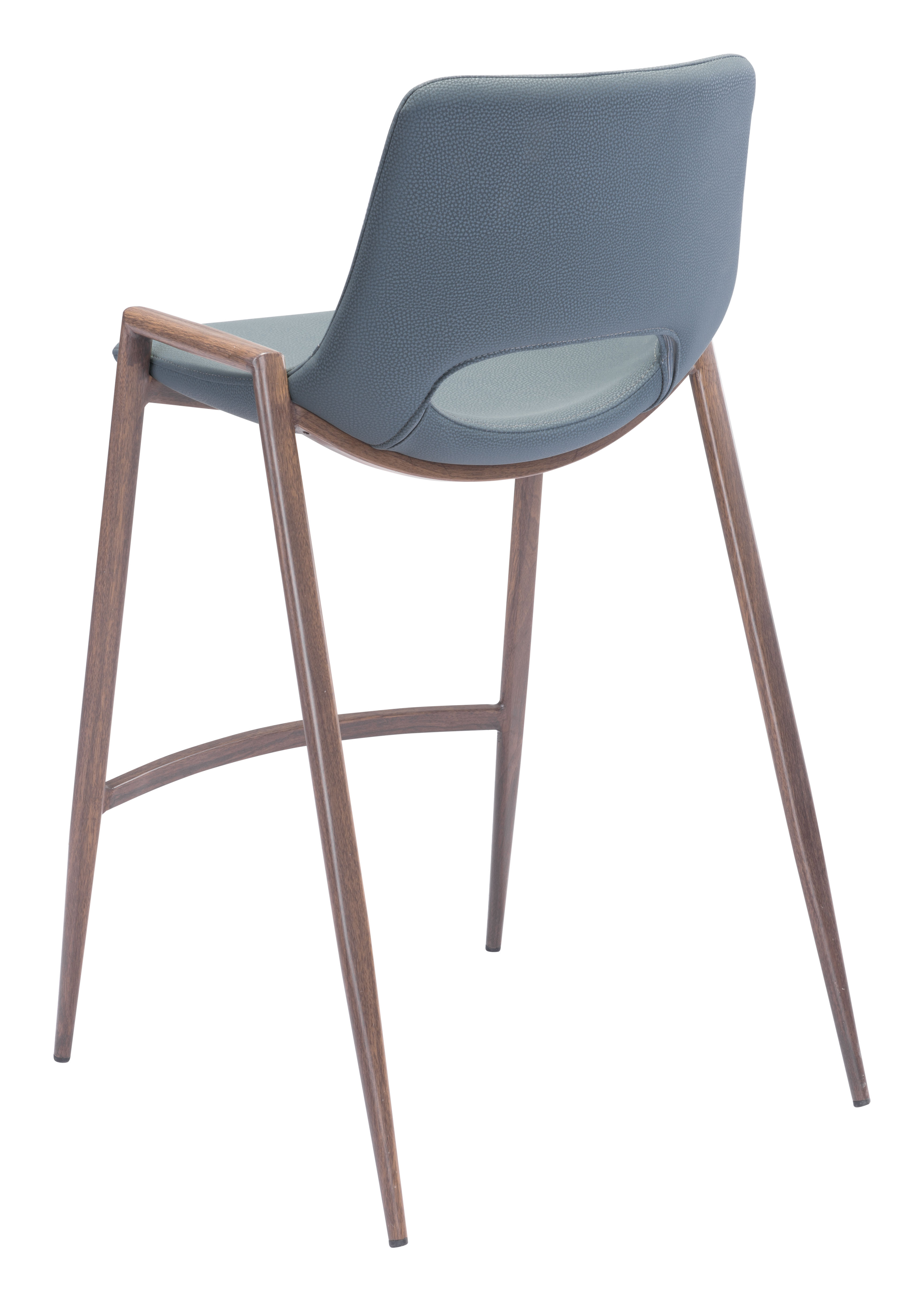 Desi Counter Stool (Set of 2) Azure Gray & Walnut product image