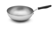 11-inch carbon steel stir-fry pan with silicone handle