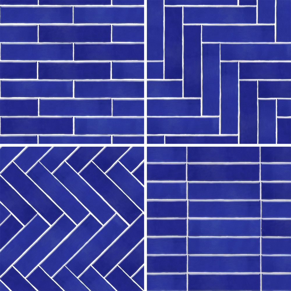 Viva Azul 3 in. x 12 in. Ceramic Wall Tile