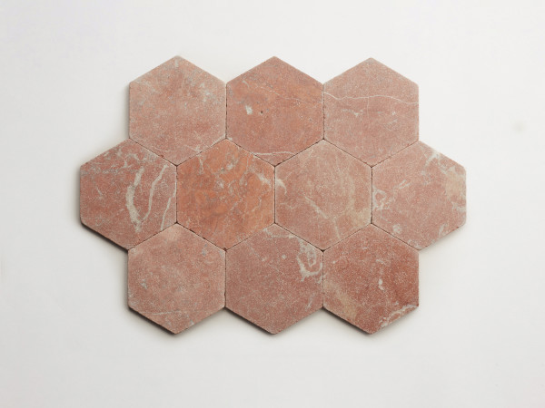 lapidary: girata | hex | rojo alicante | tumbled 