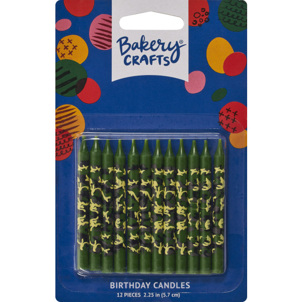 Camouflage Green Specialty Candles
