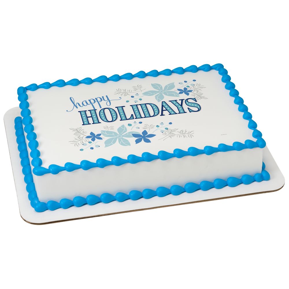 Image Cake Happy Holidays