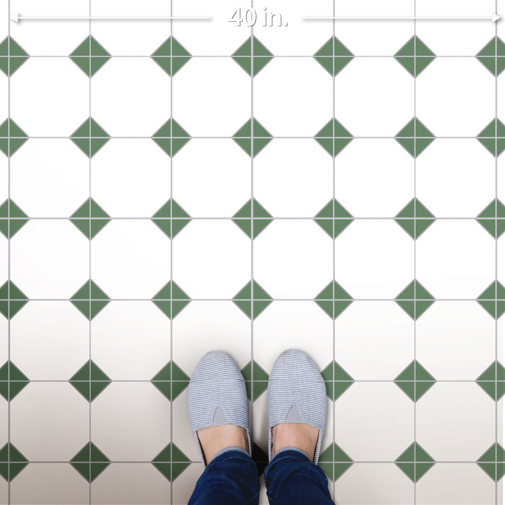 Canterbury Green 12-7/8 in. x 12-7/8 in. Porcelain Floor and Wall Tile