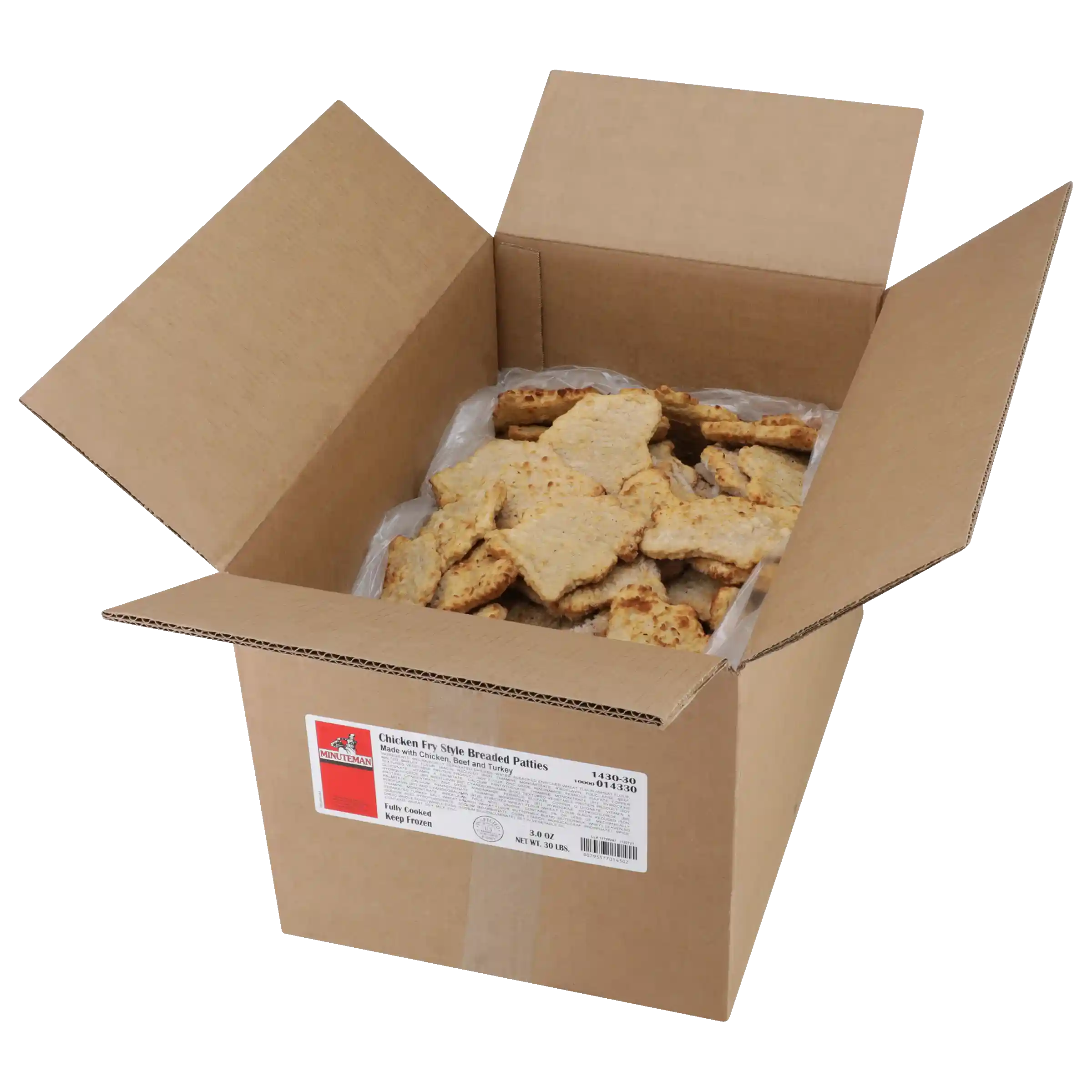 Minuteman® Chicken Fry Style Breaded Patties with Beef & Turkey_image_4