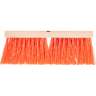 Carlisle, Flo-Pac, 16in, Heavy Sweep, Polypropylene Bristles, Orange