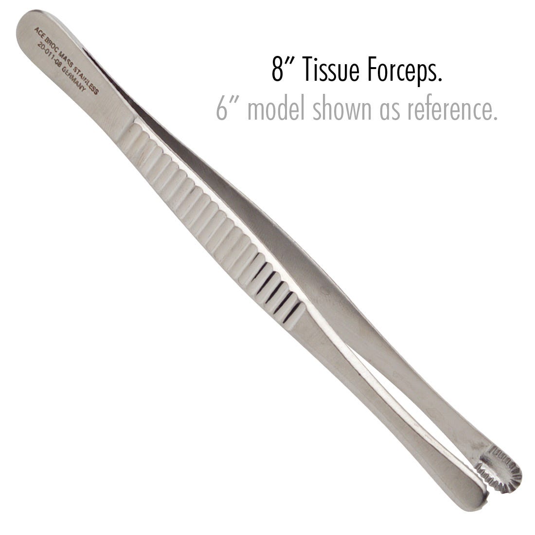 ACE Russian Tissue Forceps, 8", 20cm