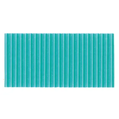 Corobuff Corrugated Paper, Azure, 48" x 25', 1 Roll