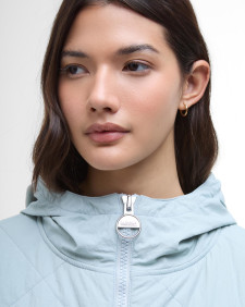 Estella Parka Jacket Light Steel Blue